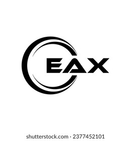 EAX Logo Design, Inspiration for a Unique Identity. Modern Elegance and Creative Design. Watermark Your Success with the Striking this Logo.