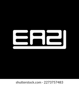 EAZ Brief Logo kreatives Design mit Vektorgrafik, EAZ einfaches und modernes Logo.