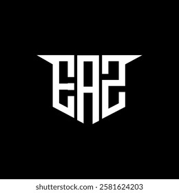 EAZ letter logo design with white background in illustrator, vector logo modern alphabet font overlap style, calligraphy designs for logo, Poster, Invitation, etc.