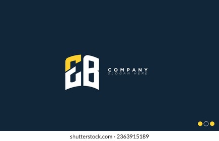 EB Alphabet letters Initials Monogram logo BE, E and B