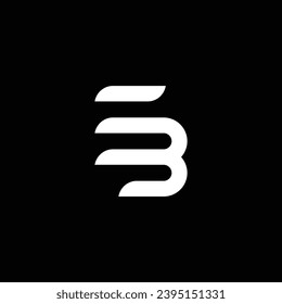 EB or BE abstract letter outstanding professional business awesome artistic branding company different colors illustration logo design.