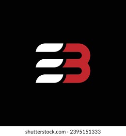 EB or BE abstract letter outstanding professional business awesome artistic branding company different colors illustration logo design.