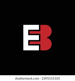 EB or BE abstract letter outstanding professional business awesome artistic branding company different colors illustration logo design.
