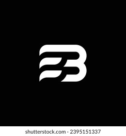 EB or BE abstract letter outstanding professional business awesome artistic branding company different colors illustration logo design.