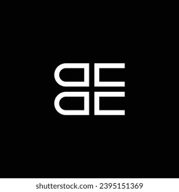 EB or BE abstract letter outstanding professional business awesome artistic branding company different colors illustration logo design.