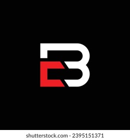 EB or BE abstract letter outstanding professional business awesome artistic branding company different colors illustration logo design.