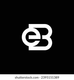 EB or BE abstract letter outstanding professional business awesome artistic branding company different colors illustration logo design.