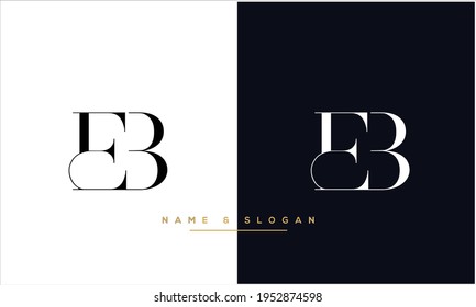 EB ,BE Abstract Letters logo Monogram