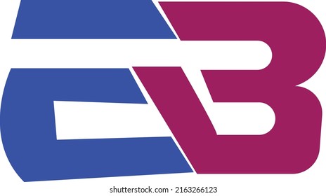 EB ,BE ,E ,B Abstract Letters Logo Monogram