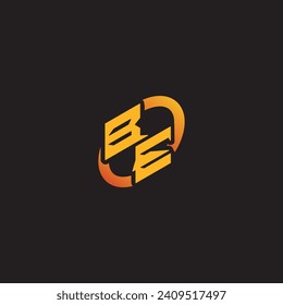 EB combination letter unique initials logo esport for gaming team, youtube, twitch