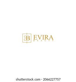 EB Combined Logo Vector beauty monogram Premium.Beautiful Minimalist Logotype Design for branding, Elegant identity design.