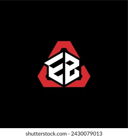 EB initial logo modern and futuristic concept for esport or gaming logo