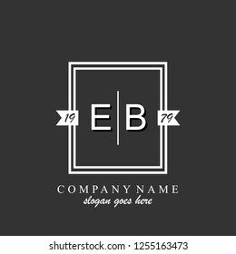 EB Initial logo template vector