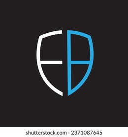 EB letter logo design art