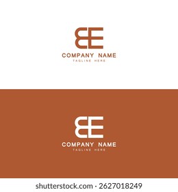 EB letter logo design. Creative E B letter icon. Premium Vector