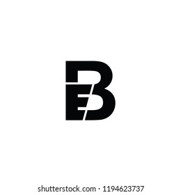 Eb Letter Vector Logo Stock Vector (Royalty Free) 1194623737 | Shutterstock