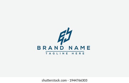 EB Logo Design Template Vector Graphic Branding Element.