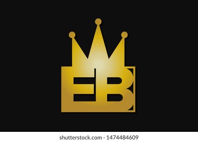 eb logo with gold crown