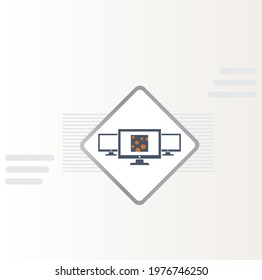 
EBA icon isolated white background