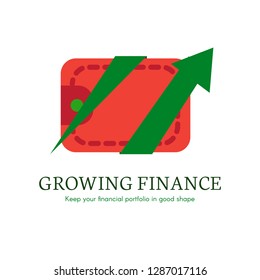 E-banking flat gradient icon. Payment, financial transaction logo. Digital wallet clipart