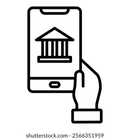 Ebanking Icon Element For Design