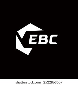 EBC criativa logotipo de letra minimalista. EBC vetor único iniciais alfabeto letra logotipo design
