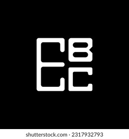 EBC letter logo creative design with vector graphic, EBC simple and modern logo. EBC luxurious alphabet design  