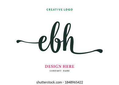 EBH lettering logo is simple, easy to understand and authoritative
