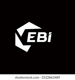 EBI creative minimalist letter logo. EBI unique vector initials alphabet letter logo design
