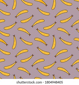 ebi tempura seamless pattern design