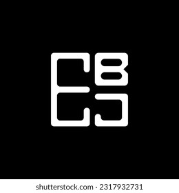 EBJ letter logo creative design with vector graphic, EBJ simple and modern logo. EBJ luxurious alphabet design  