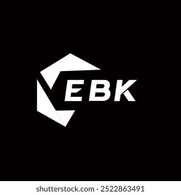 EBK criativa logotipo de letra minimalista. EBK vetor exclusivo iniciais alfabeto letra logotipo design
