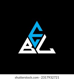 Logotipo de letra EBL diseño creativo con gráfico vectorial, logotipo EBL simple y moderno. Diseño de alfabeto lujoso EBL  