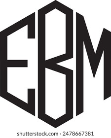 EBM POLYGON LOGO DESIGN, Symbol, Symbol, Vektorgrafik Datei 