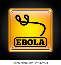 ebola graphic design , vector illustration