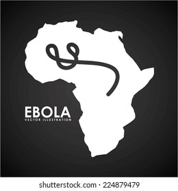 ebola graphic design , vector illustration
