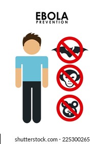 ebola graphic design , vector illustration