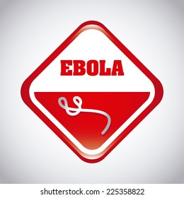 ebola graphic design , vector illustration