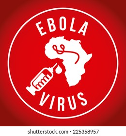 ebola graphic design , vector illustration
