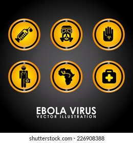 ebola graphic design , vector illustration