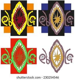 Ebola virus. Abstract poster with the text to the symbolic image of a contagious disease.