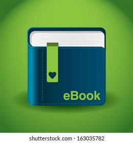 eBook App Icon Illustration