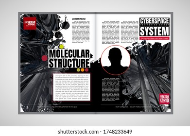 Diseño de aplicaciones de libro electrónico, concepto de tecnología abstracta con fondo de representación 3D