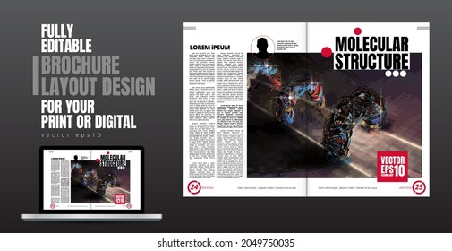 E-book application design with abstract technology concept in background