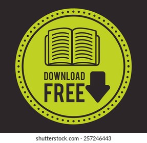 e-book concept design, vector illustration eps10 graphic 