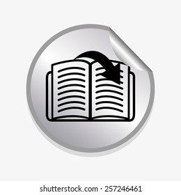 e-book concept design, vector illustration eps10 graphic 