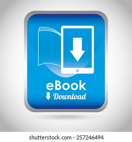 e-book concept design, vector illustration eps10 graphic 