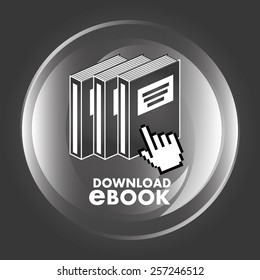 e-book concept design, vector illustration eps10 graphic 