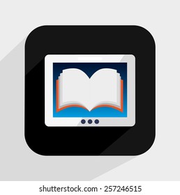 e-book concept design, vector illustration eps10 graphic 