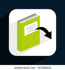 e-book concept design, vector illustration eps10 graphic 